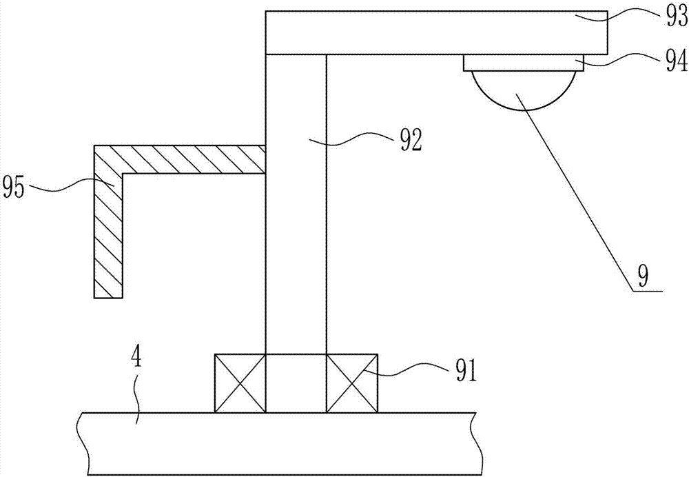 Glue joint surface efficient striking device for shoemaking glue joint and sole pressing