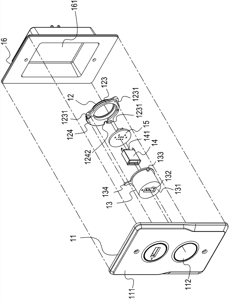 usb socket structure