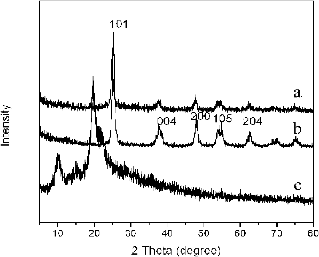 Composite film with photocatalytic oxidability and preparation method thereof