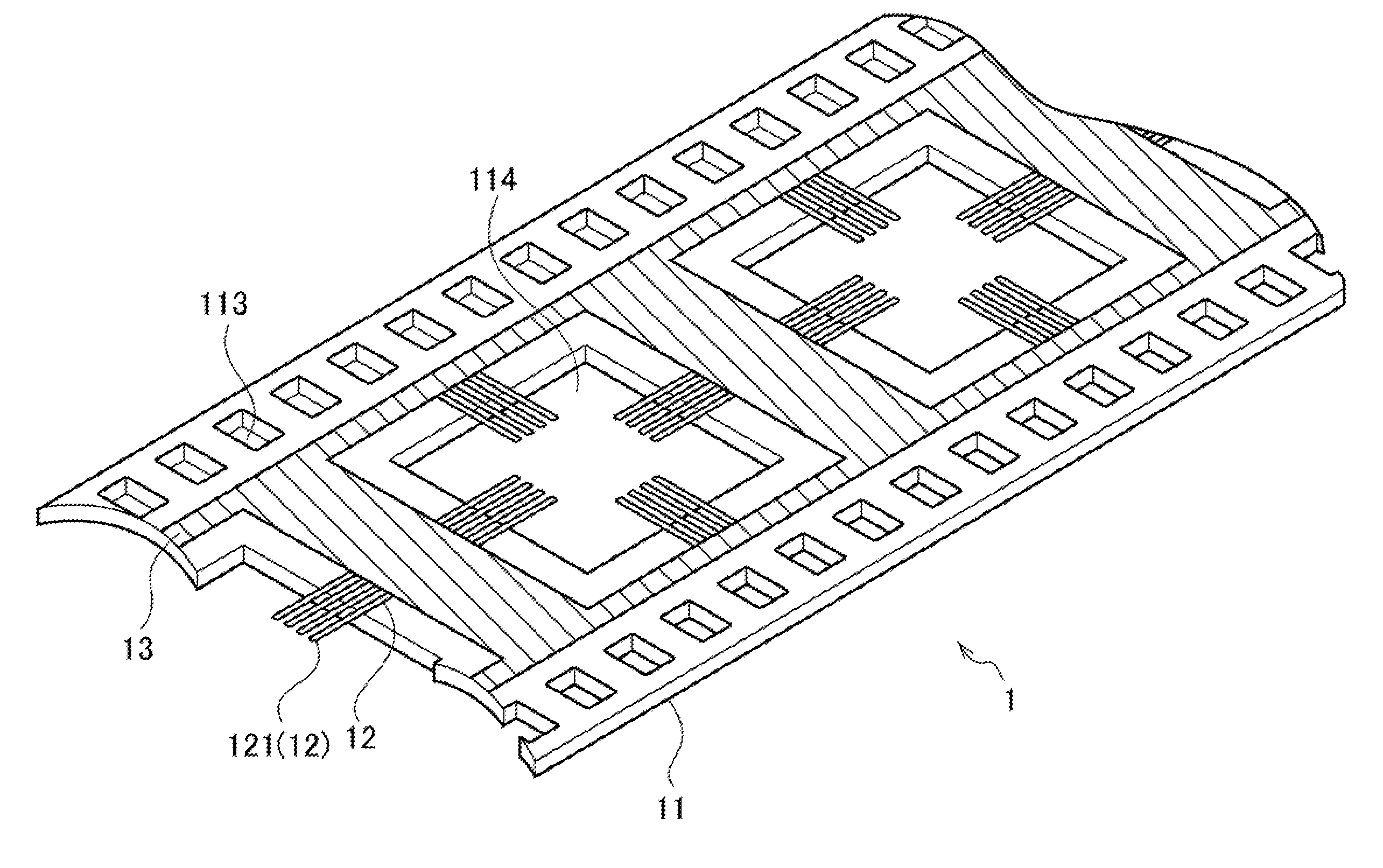 Flexible circuit board for mounting light emitting element, illumination apparatus, and vehicle lighting apparatus