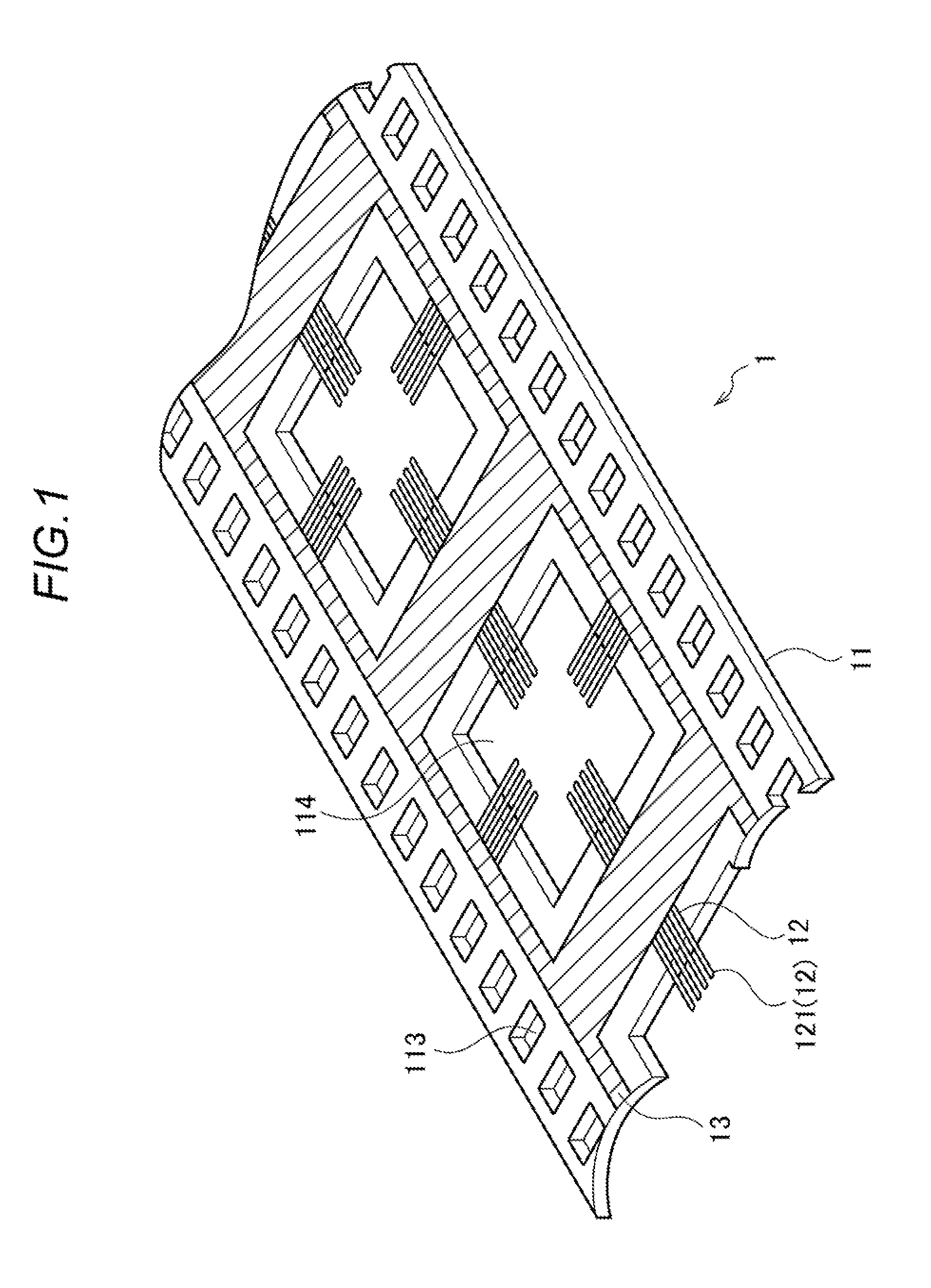 Flexible circuit board for mounting light emitting element, illumination apparatus, and vehicle lighting apparatus