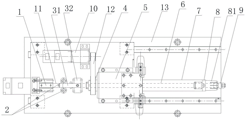 Fastening, indexing and rotating mechanism for central pipe