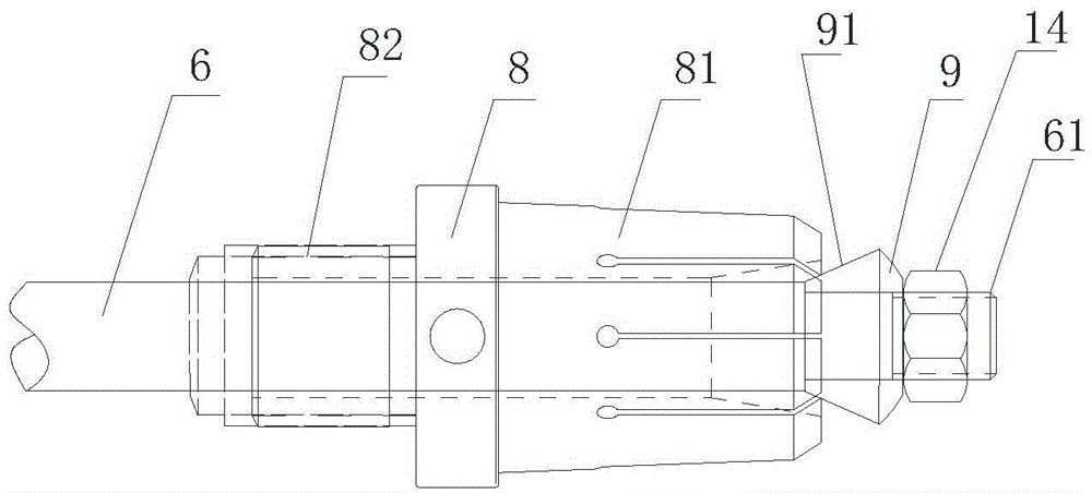 Fastening, indexing and rotating mechanism for central pipe