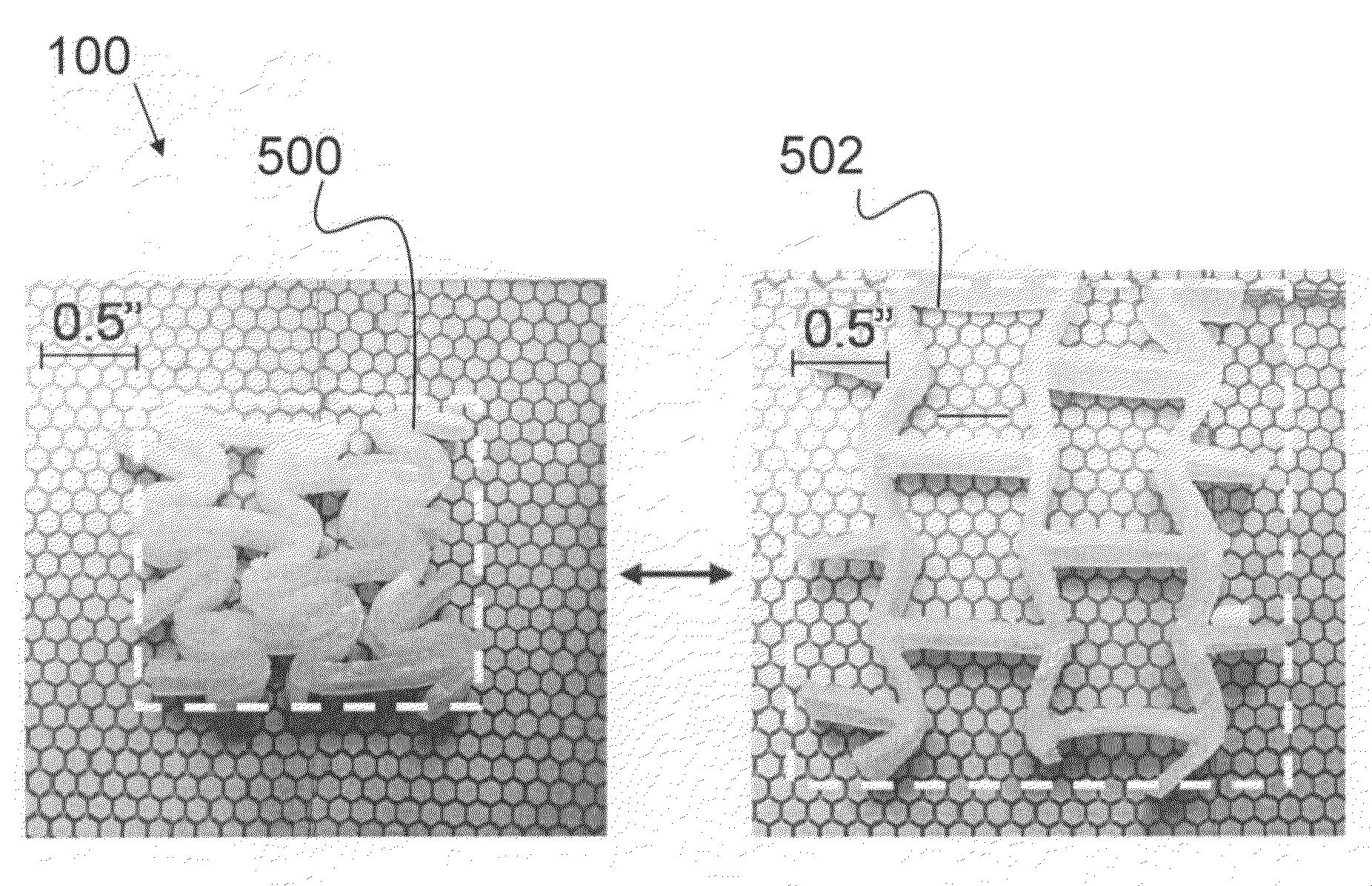 Deformable variable-stiffness cellular structures