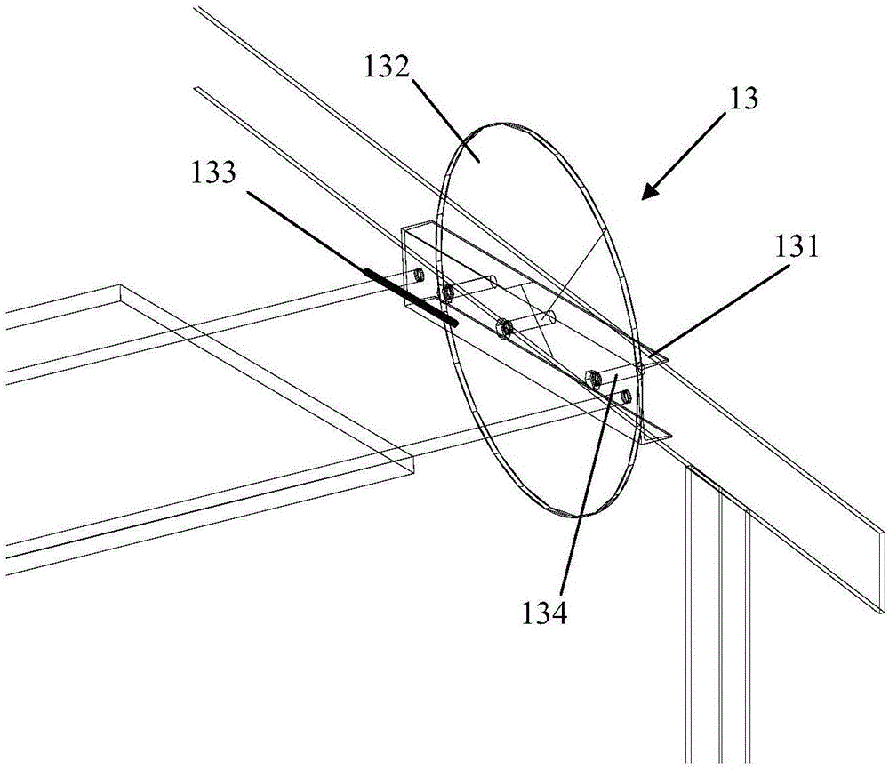 Flexible adjustable photovoltaic cable frame structure and photovoltaic power generation device