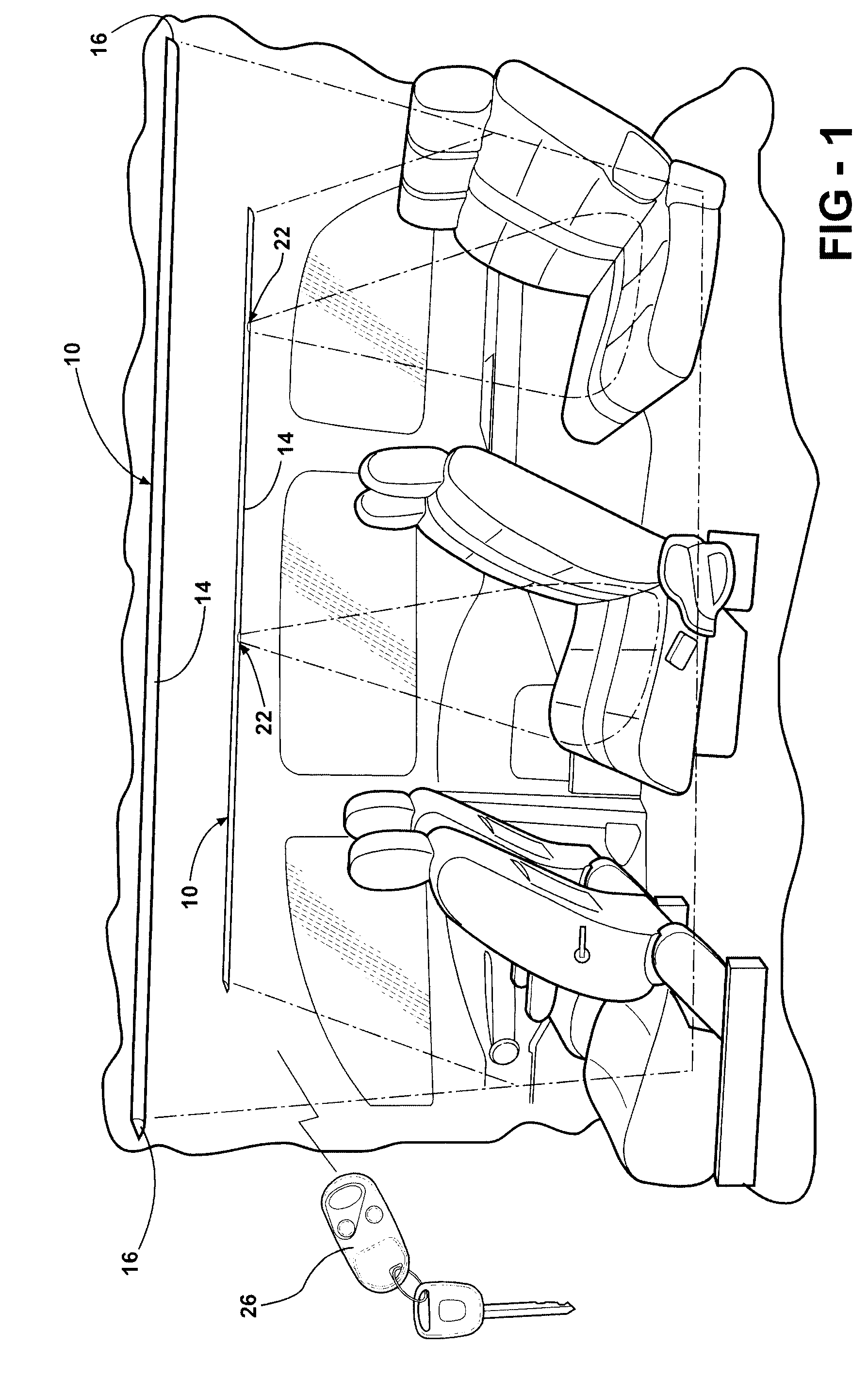 Transitional lighting system for vehicle interior