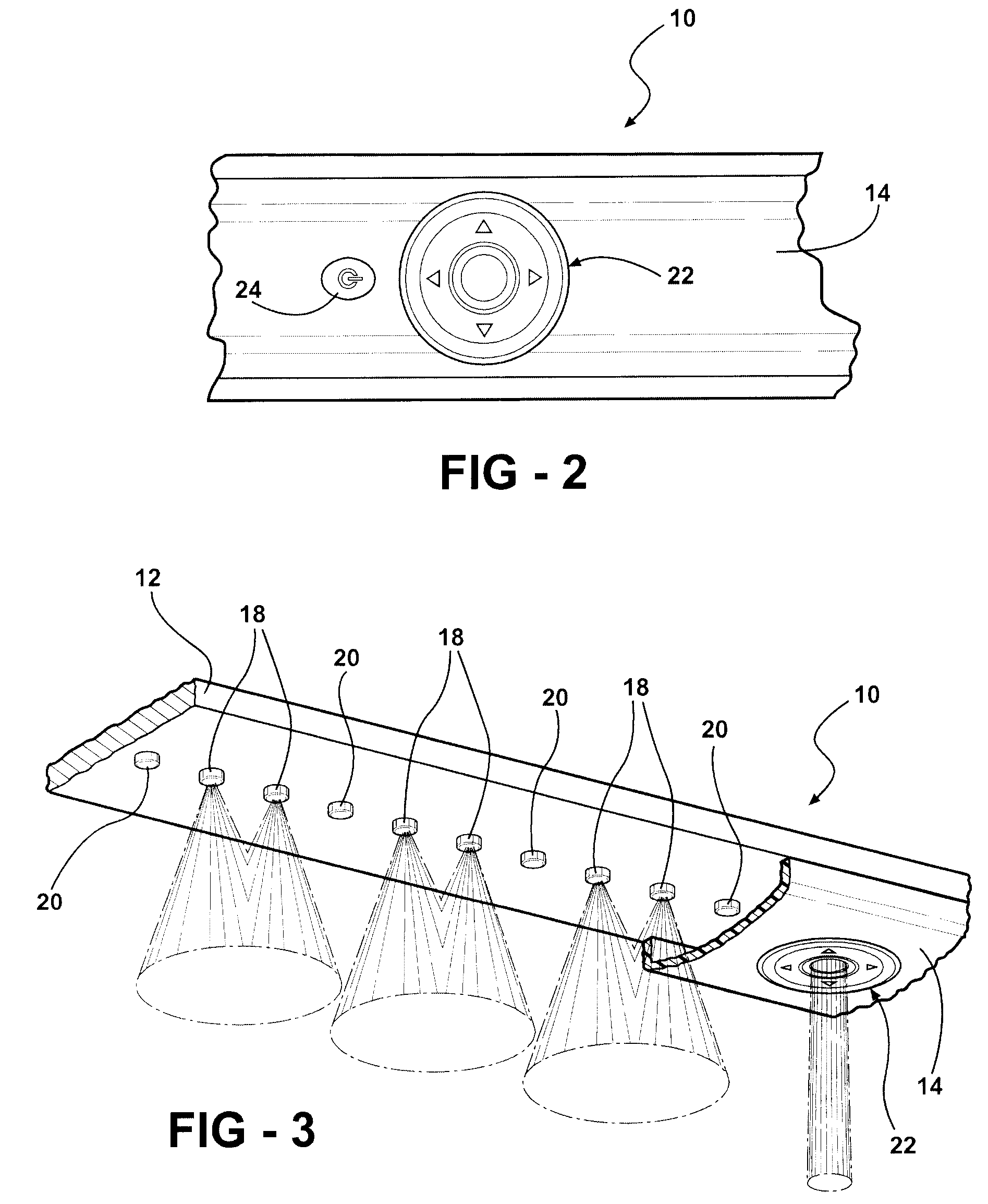 Transitional lighting system for vehicle interior