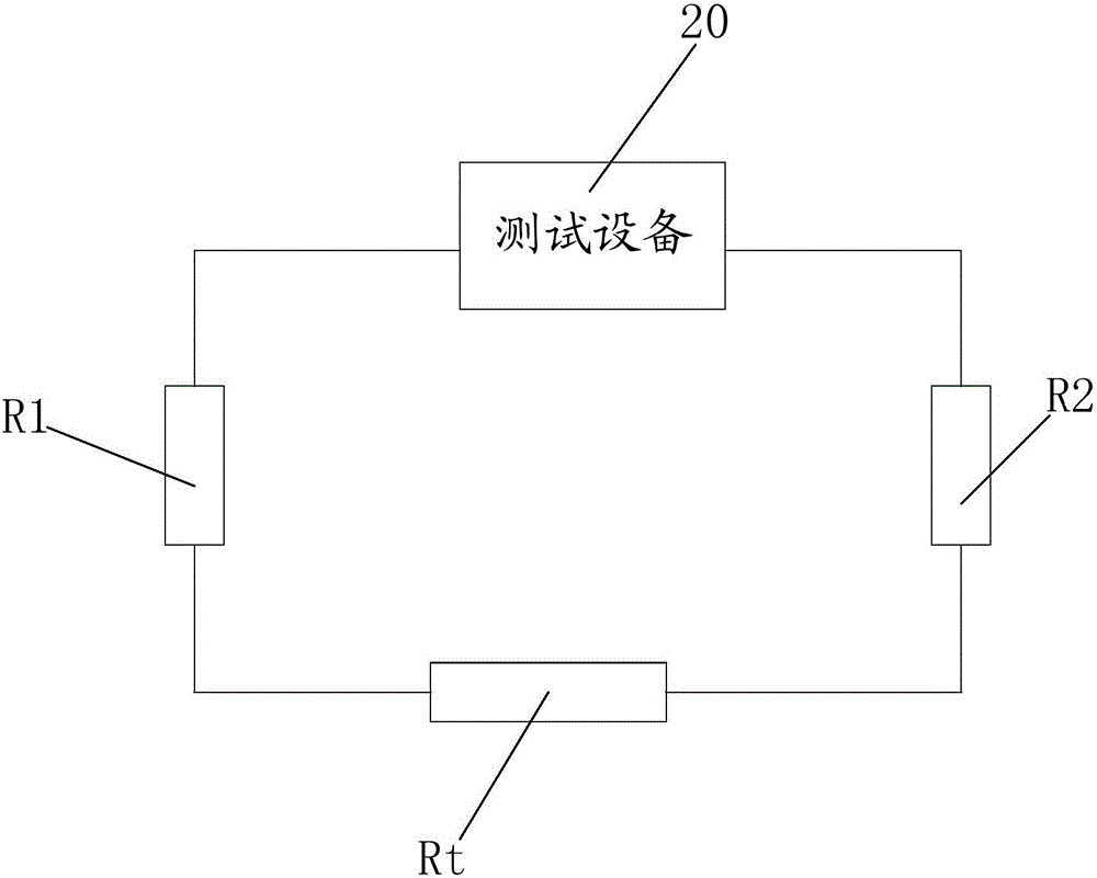 Display panel, display panel test system and test method of display panel