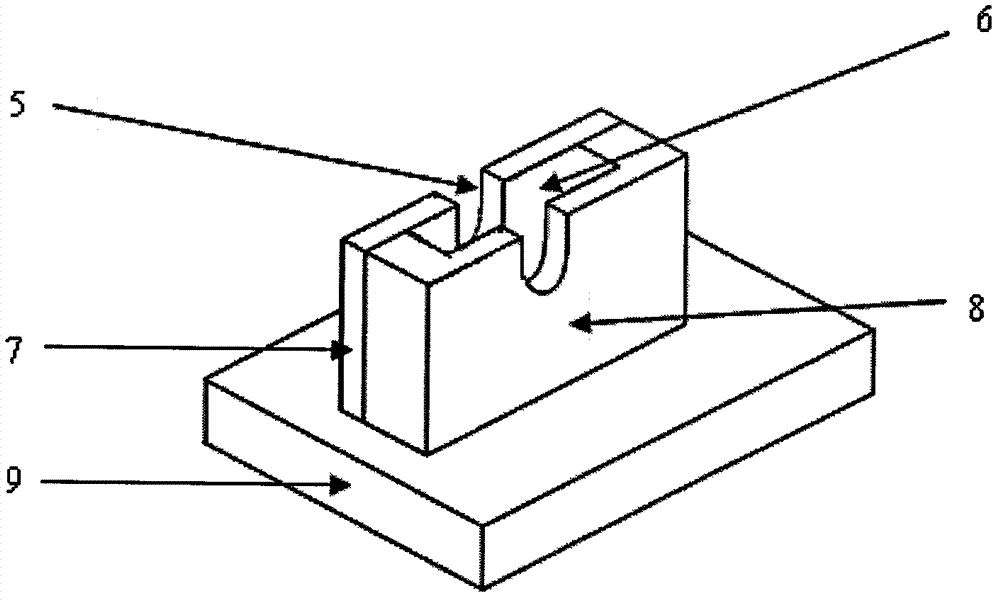 Buckle cover mold used in battery production