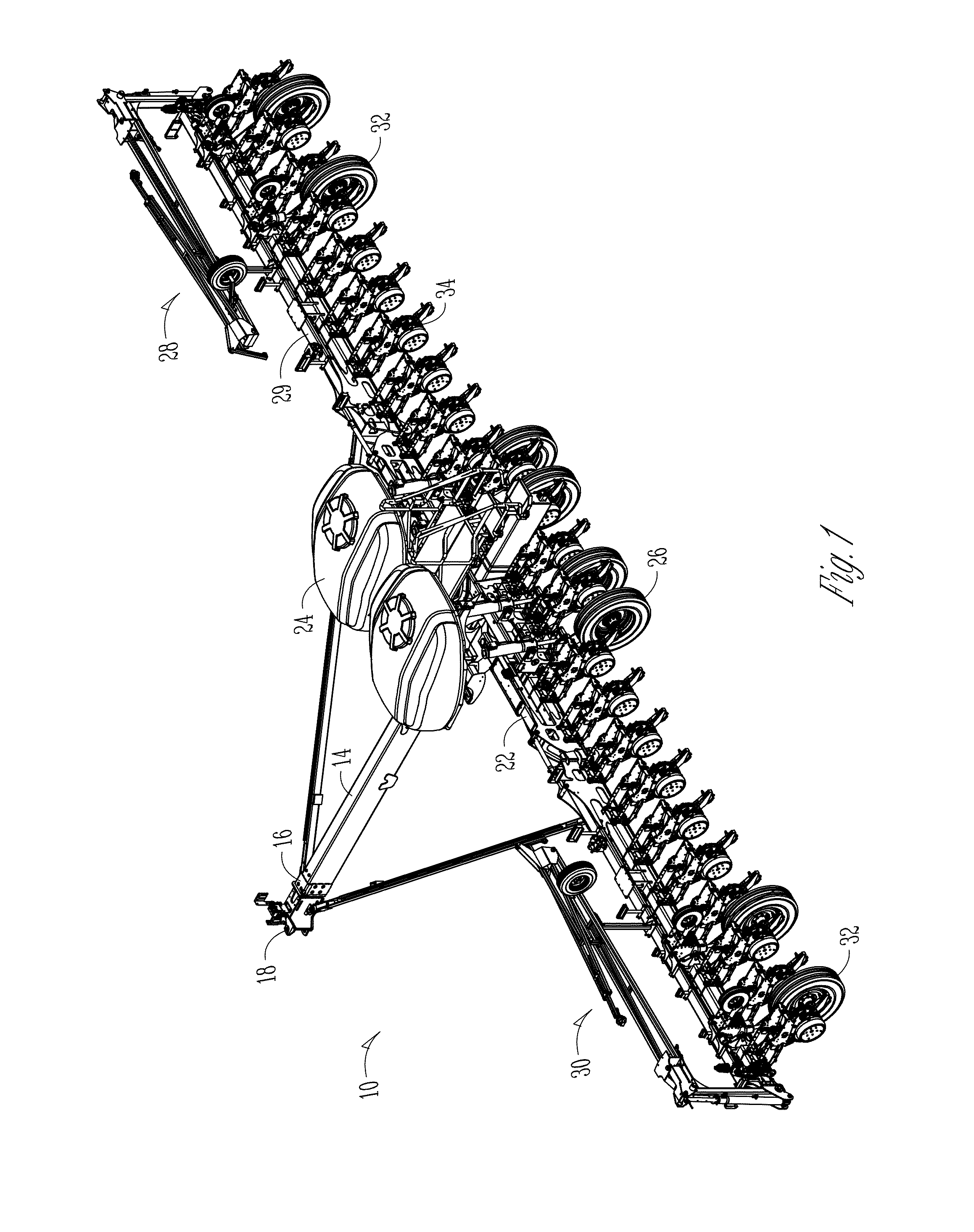 Apparatuses, methods, and systems for providing down force for an agricultural implement