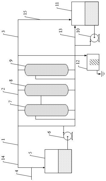 Water-saving recovery method for condensate polishing system of thermal power plant