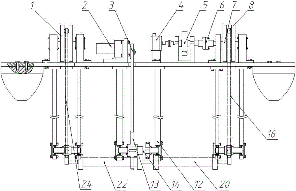 Floating semi-active swing hydrofoil tidal current energy catching device