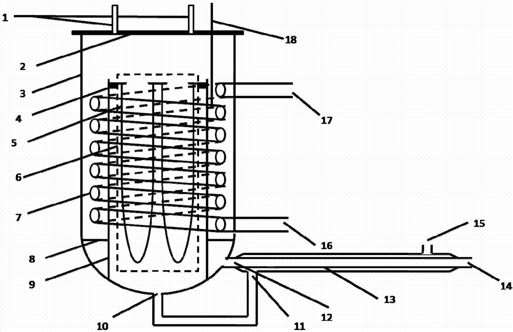 Cold trap for purifying lead and lead-base alloy