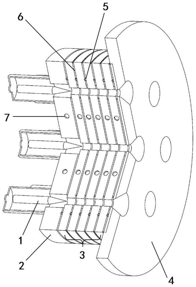 Multi-channel large-area high-density direct-current arc plasma source