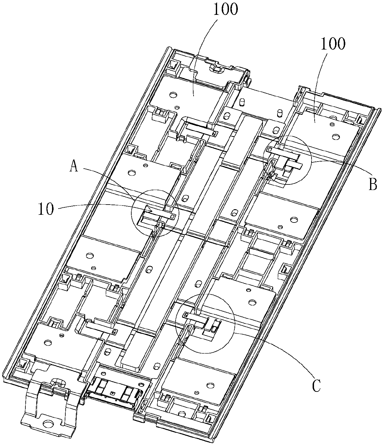 Sampling assembly and battery module