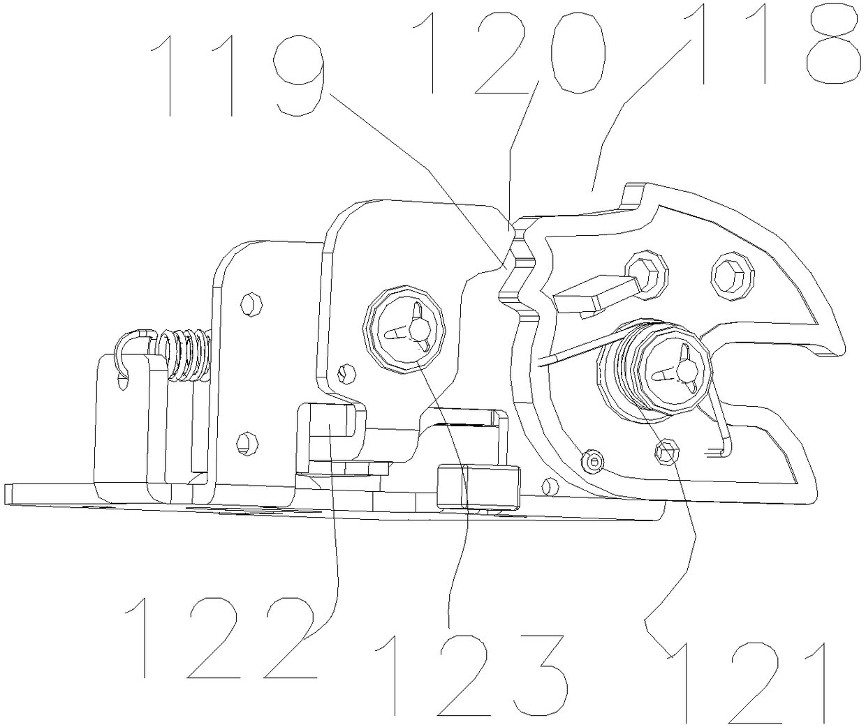 Motor home door-lock system