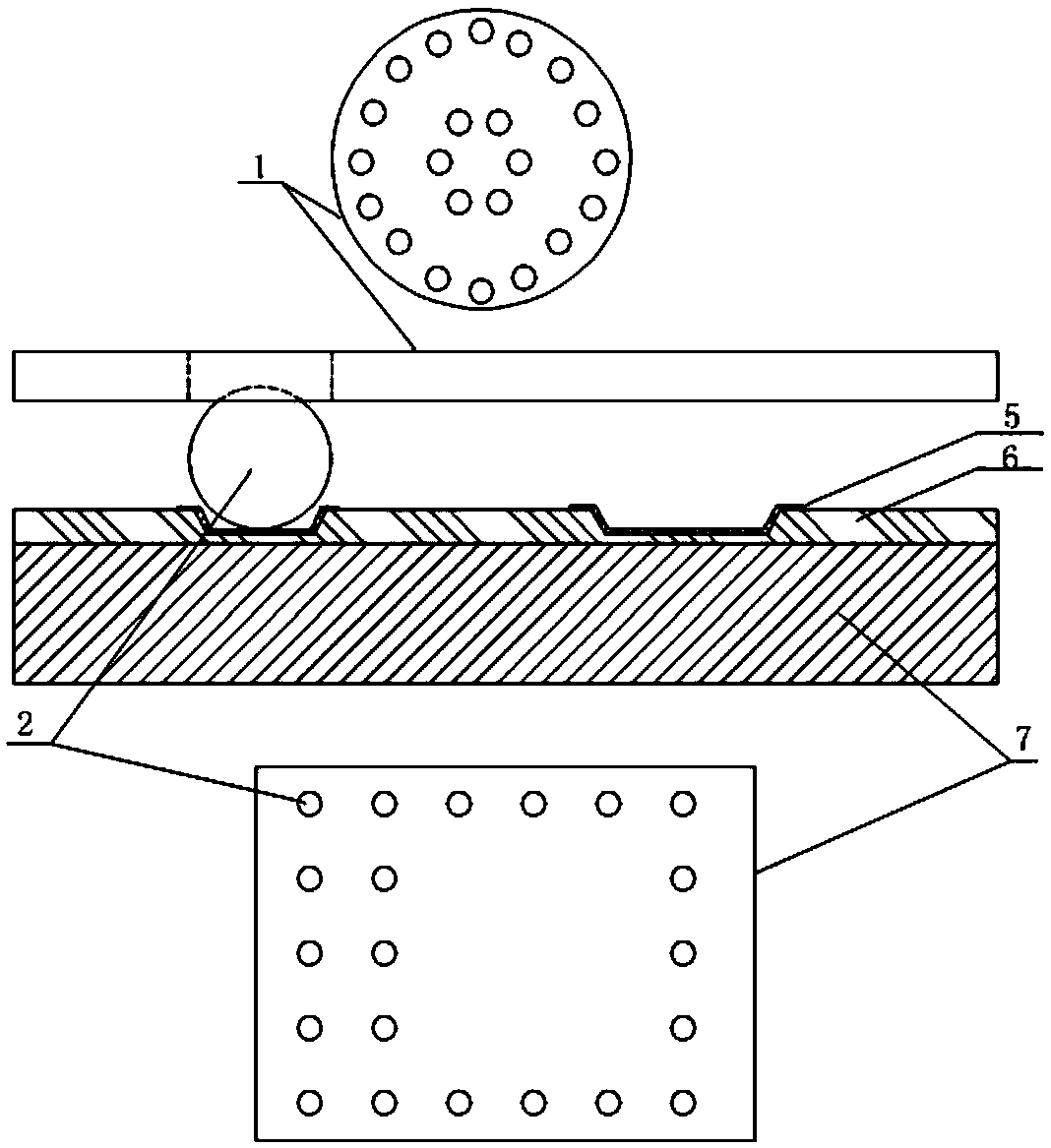 Method for preparing wafers having bumps with different diameters