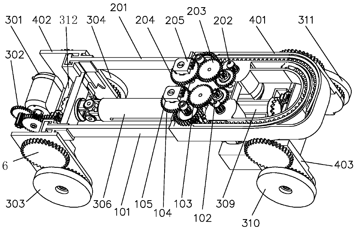 Telescopic and torsional toy structure