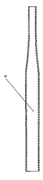 Manufacturing method of specially shaped taper pipe, and pipe-shrinkage machine and moulding mold therefor