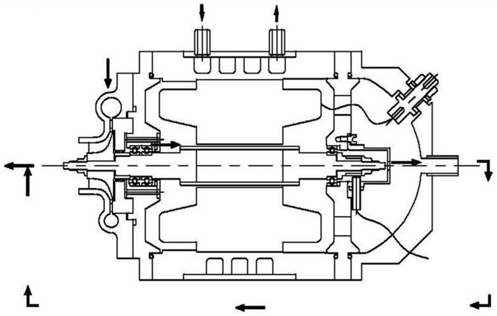 Turbine expansion power generation all-in-one machine