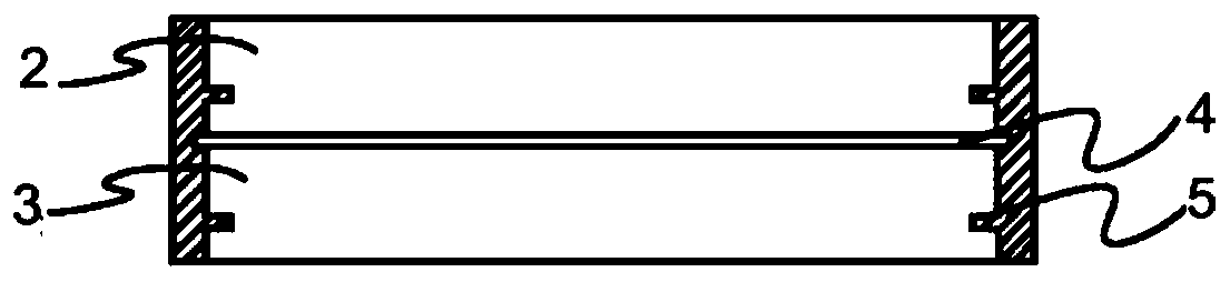 Low-background anticoincidence closed-gas proportional counter for measuring alpha and beta surface pollution and manufacturing method thereof