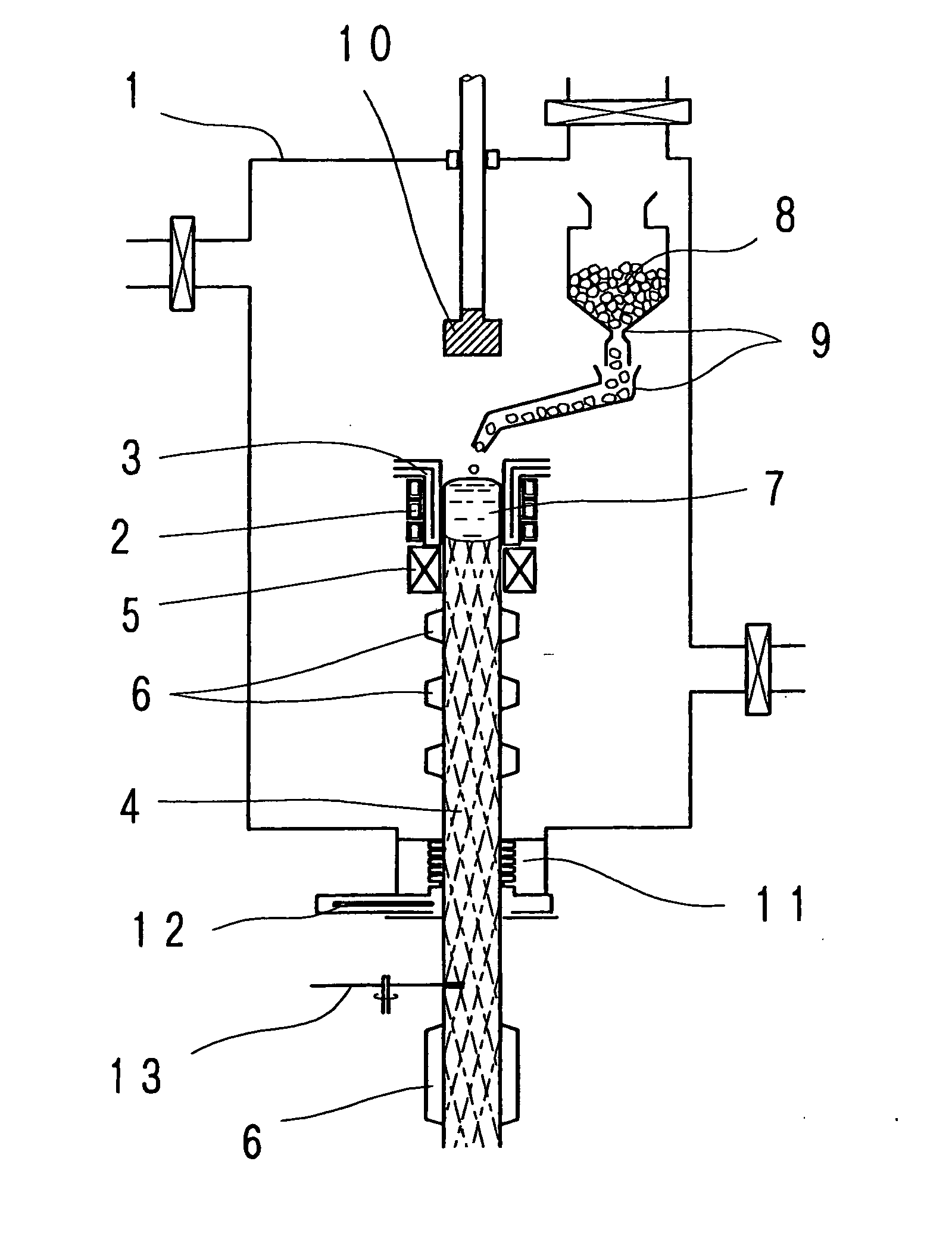 Method for casting polycrystalline silicon