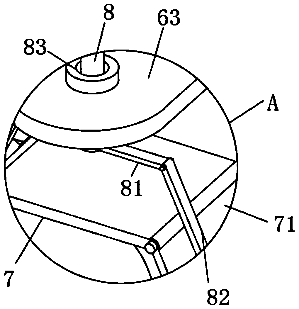 Grinding machine with positioning device for preventing sweeps from splashing