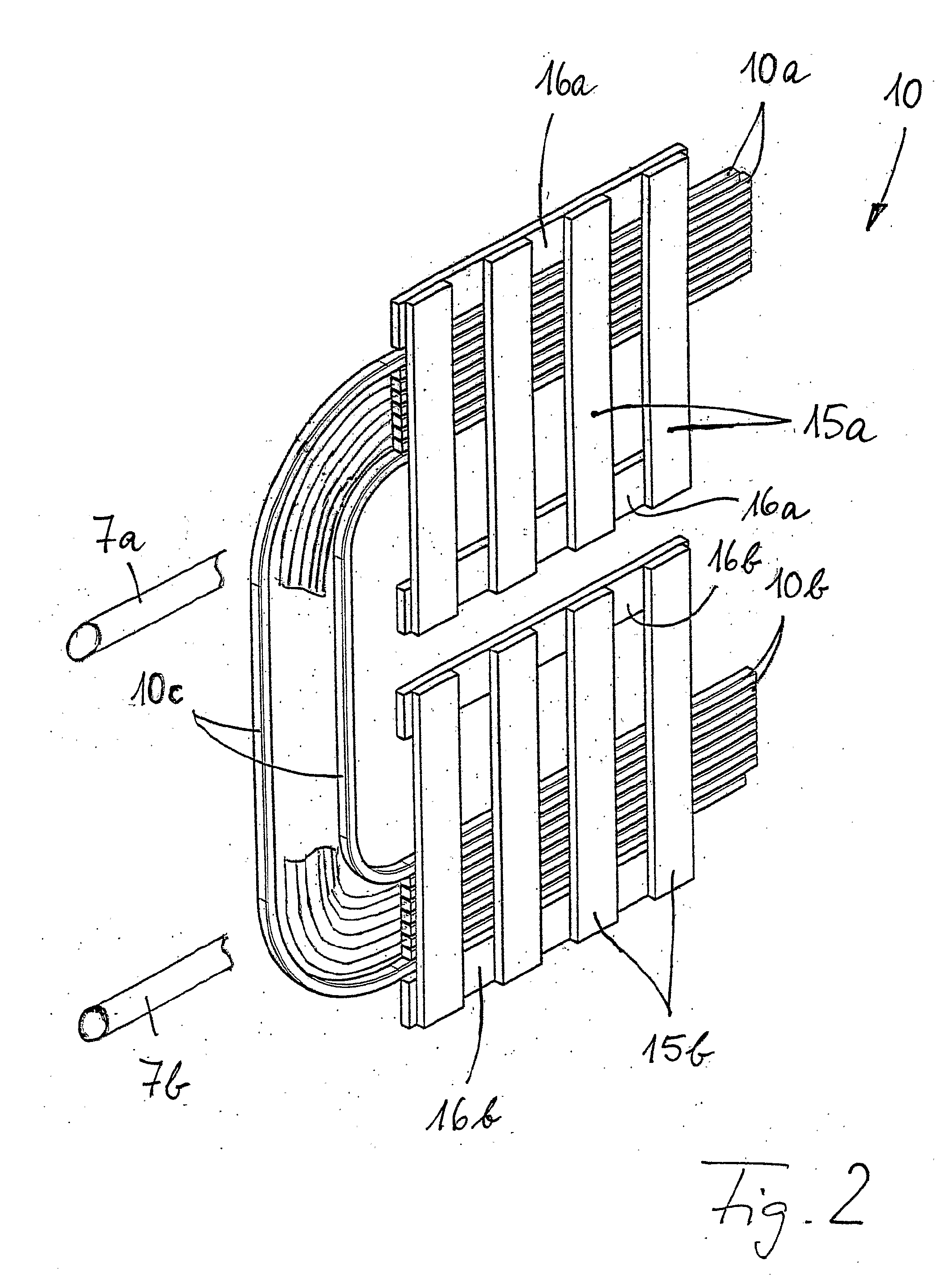 Cladding element with an integrated reception unit for the contactless transfer of electrical energy and method for the production thereof