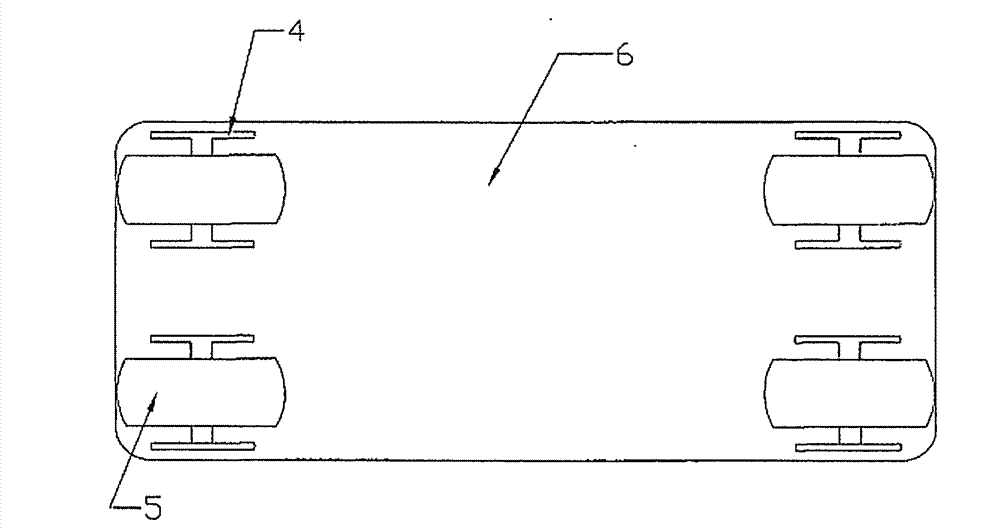 Tire-punctured pushing device for electric vehicles