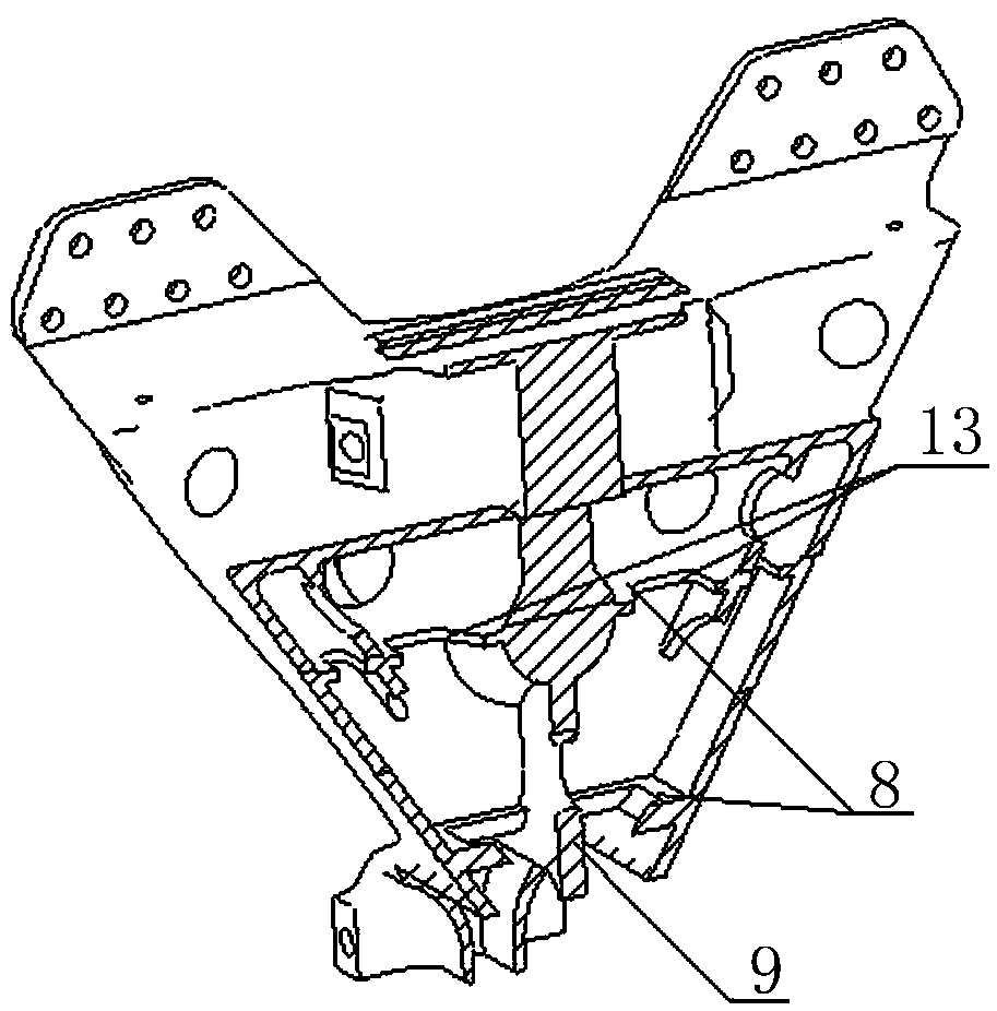 Rear suspension balance shaft support