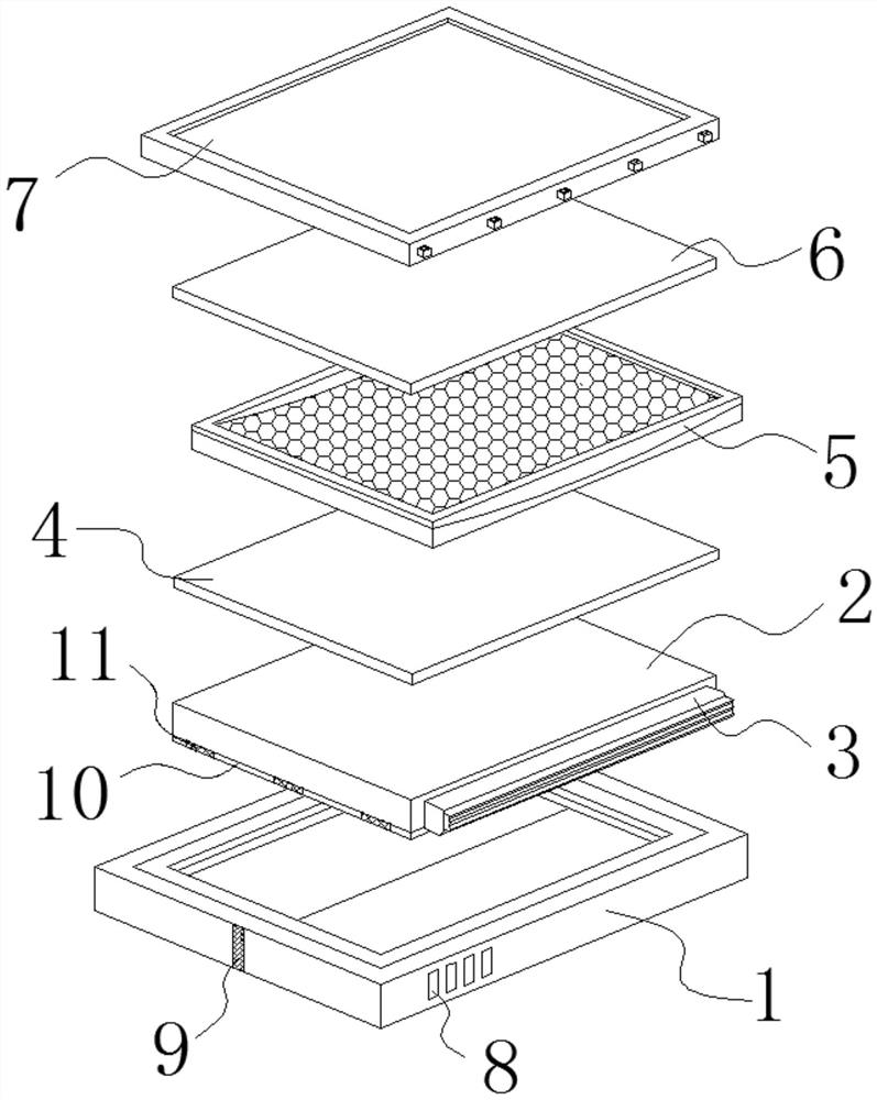 Anti-collision backlight module capable of resetting automatically