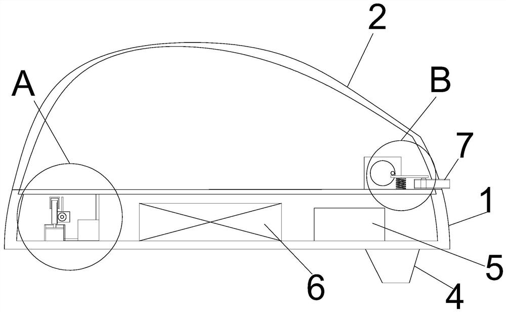 A low-cost suspension device in water