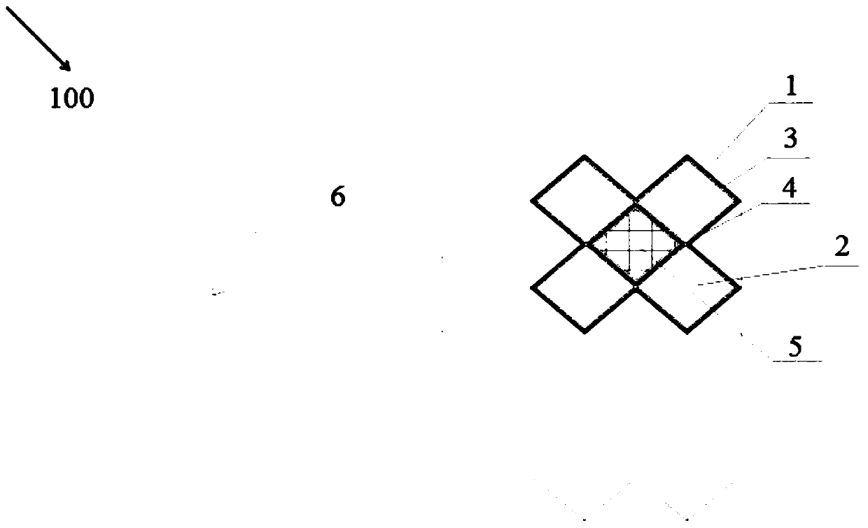 Device for controlling temperature of power batteries by using battery magic square system