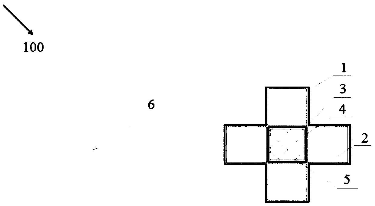 Device for controlling temperature of power batteries by using battery magic square system