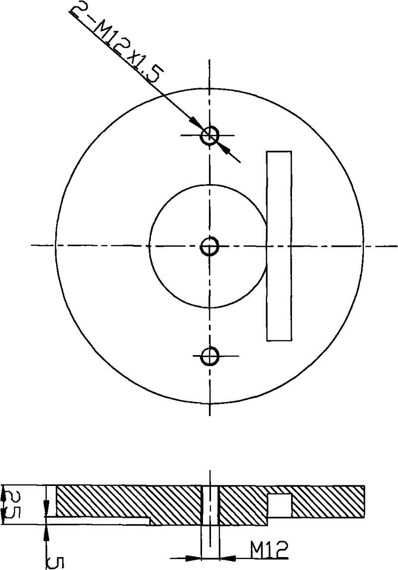 Clamp for turning irregular sleeve and machining method for same