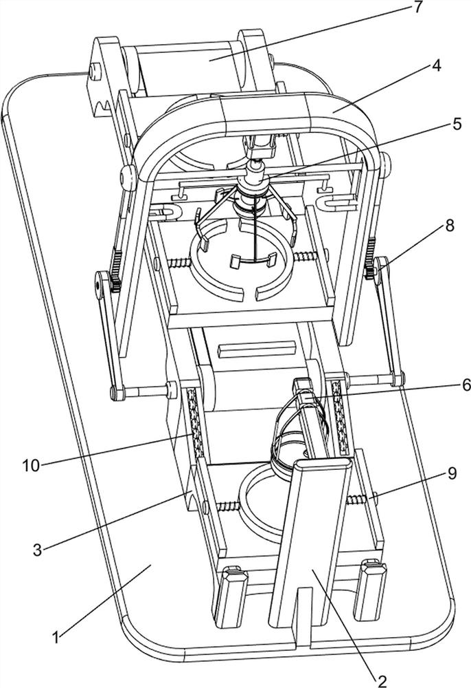 A push-down type cream cake molding device