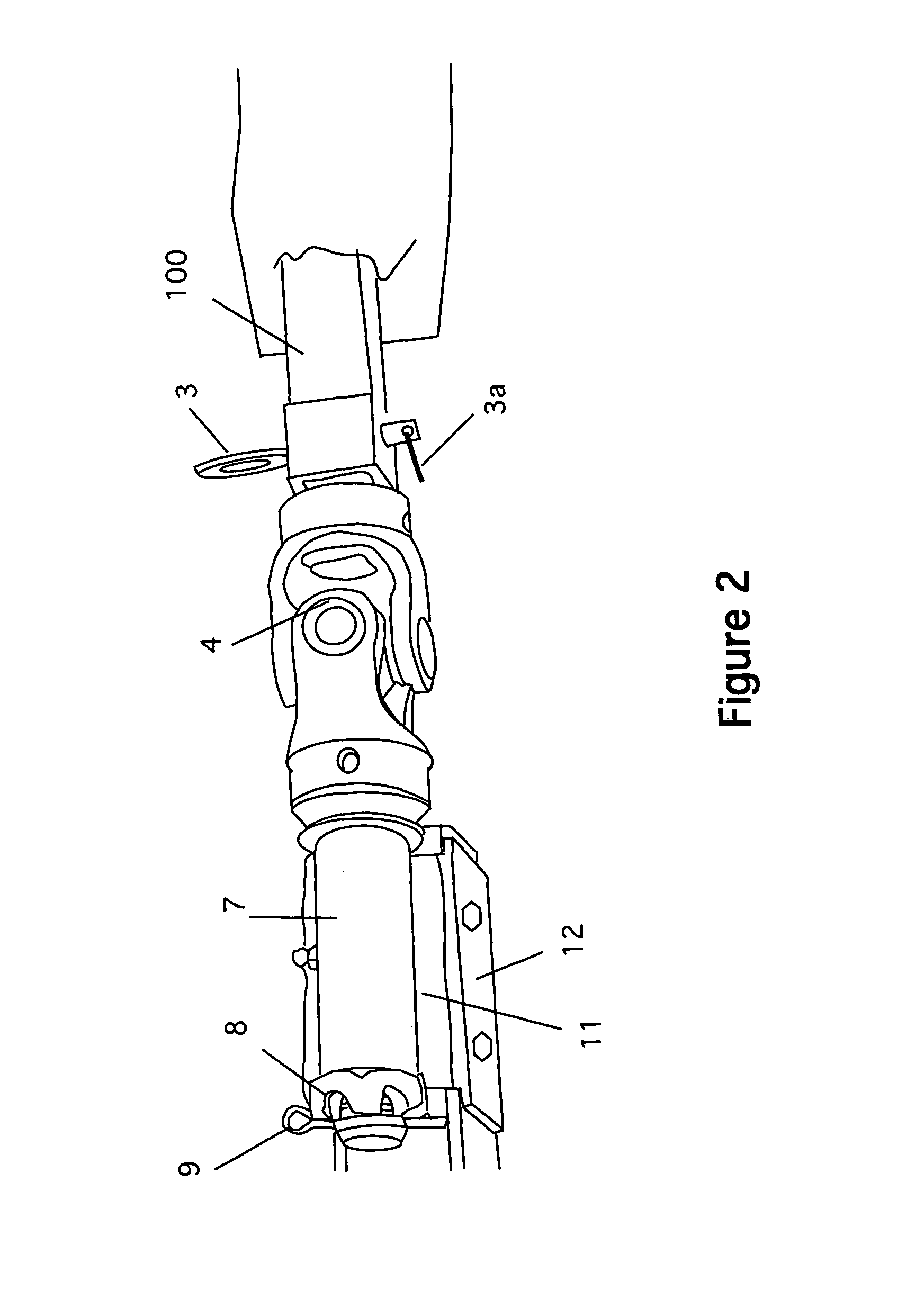 Swivel type hitch for all-terrain vehicles and the like