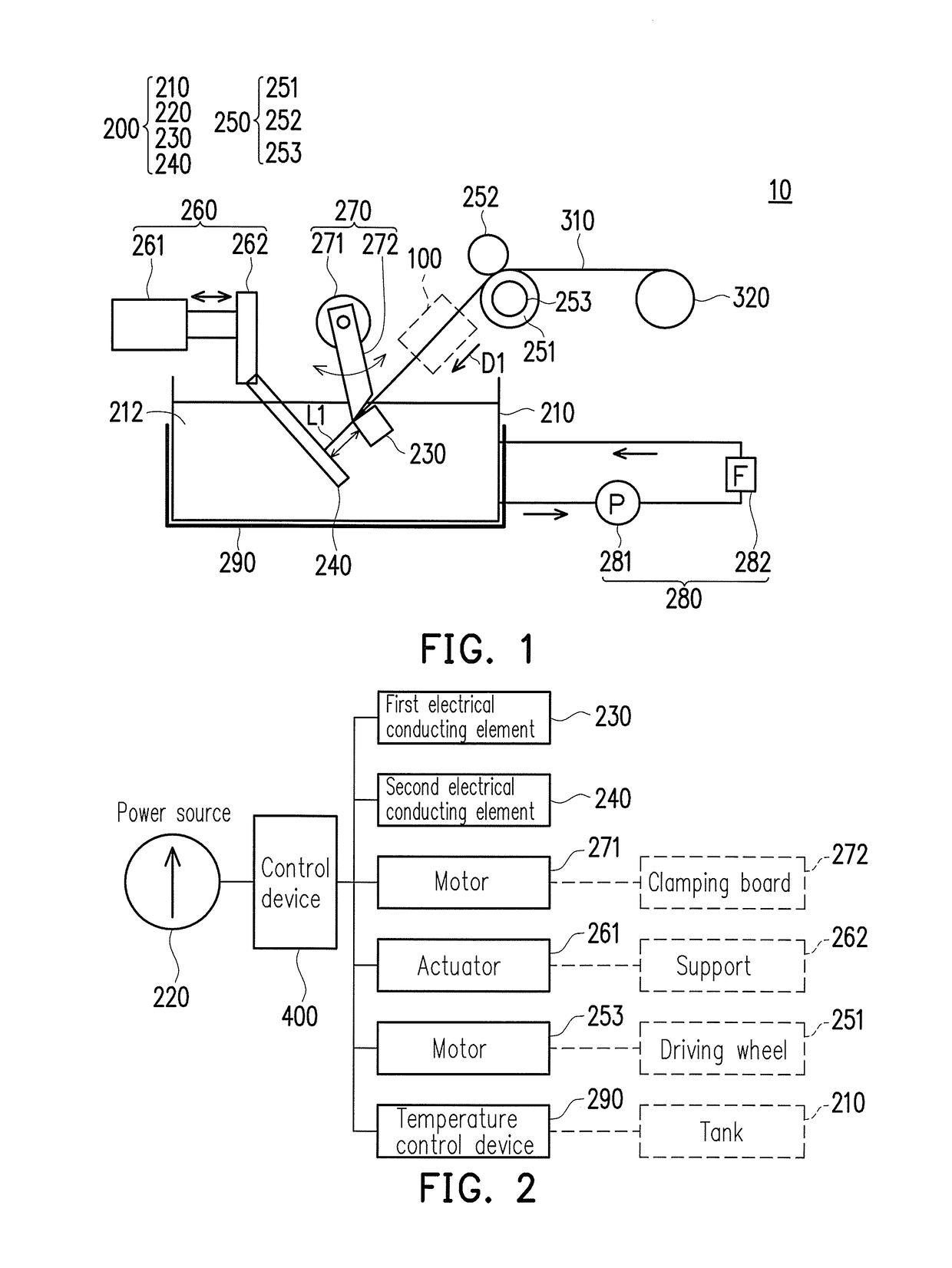 Straightening device and particle production apparatus using the same