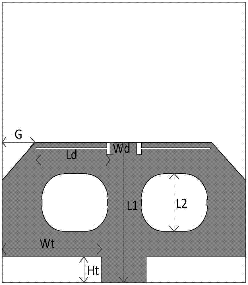 Ultra wide band antenna with dual-stop band function