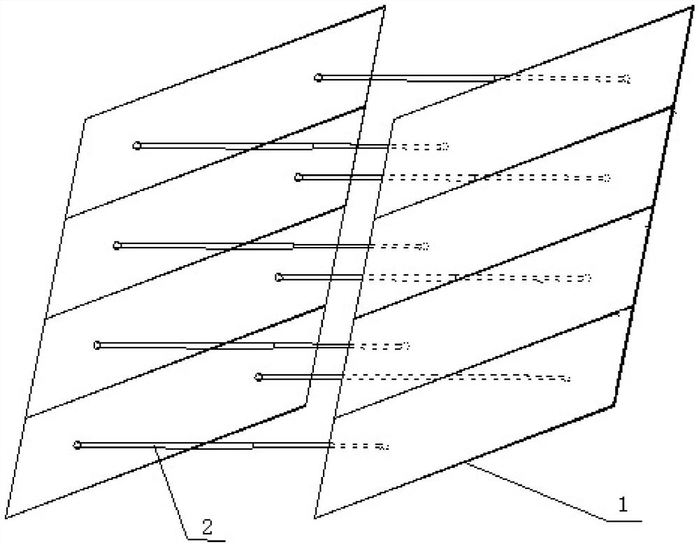 Normal fault physical simulation test device and method for coal and gas outburst simulation test