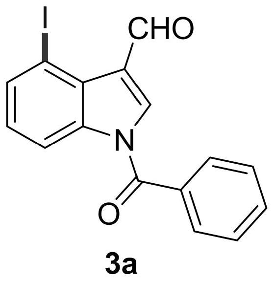 4-position iodoindole compound and preparation method thereof