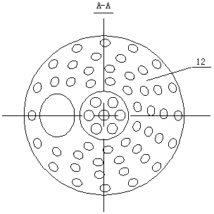 Dry pulverized coal gasification device