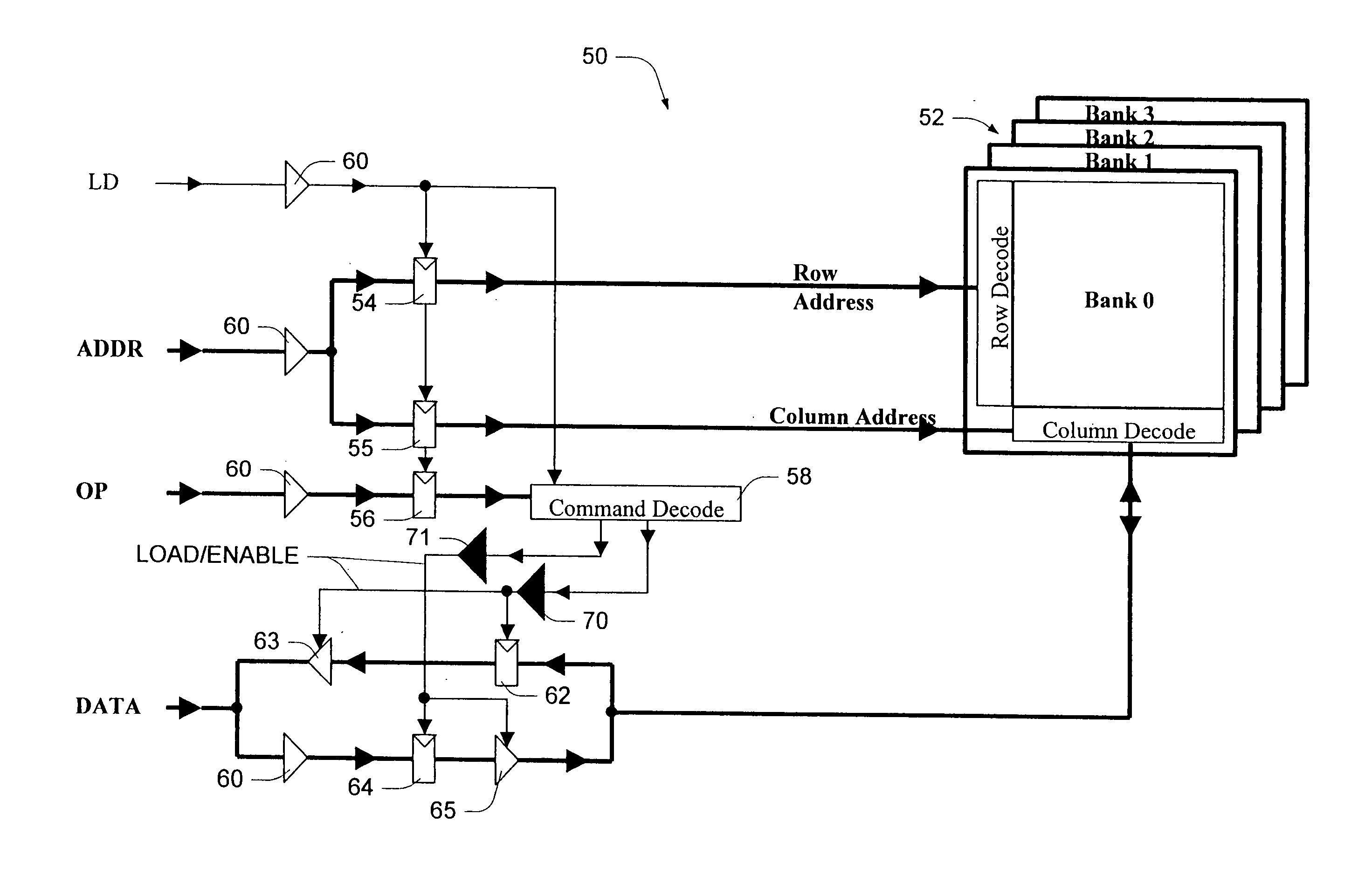 Asynchronous, high-bandwidth memory component using calibrated timing elements