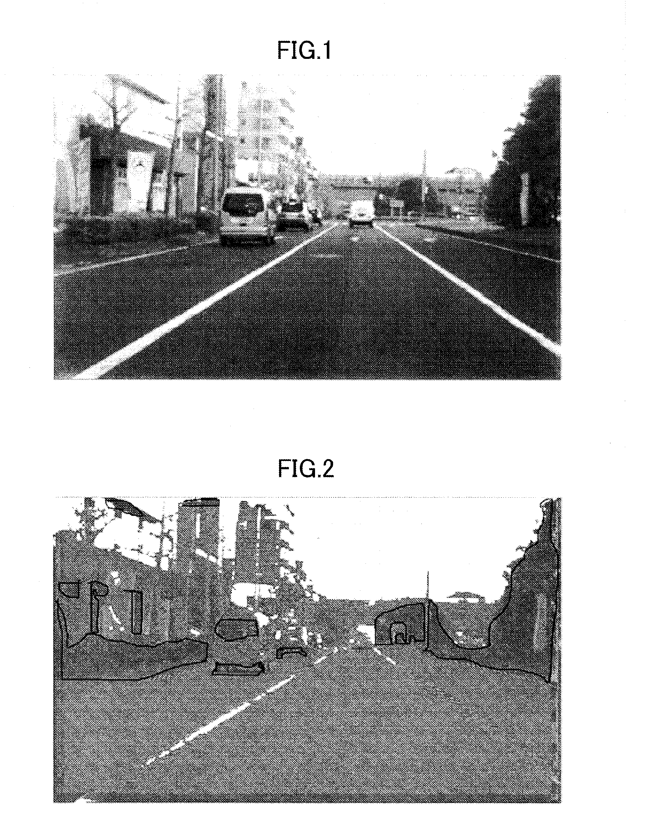 Method and system for detecting vehicle position by employing polarization image