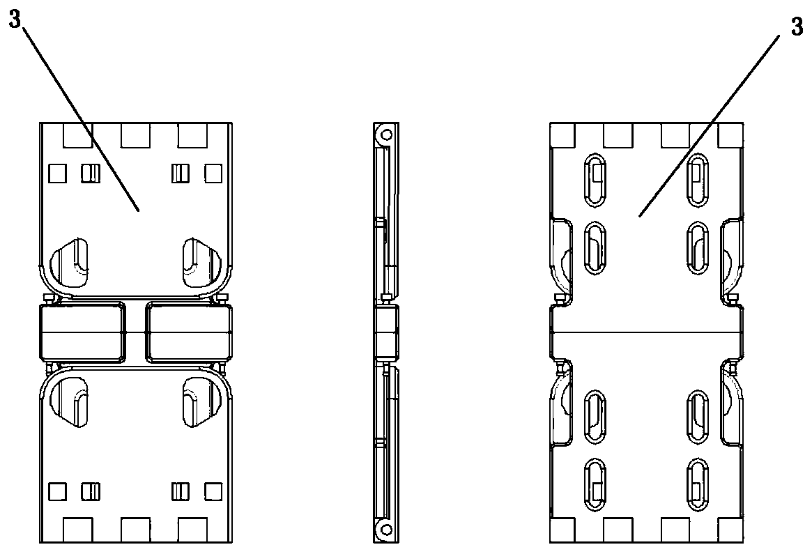 Stretcher suitable for radiation environment