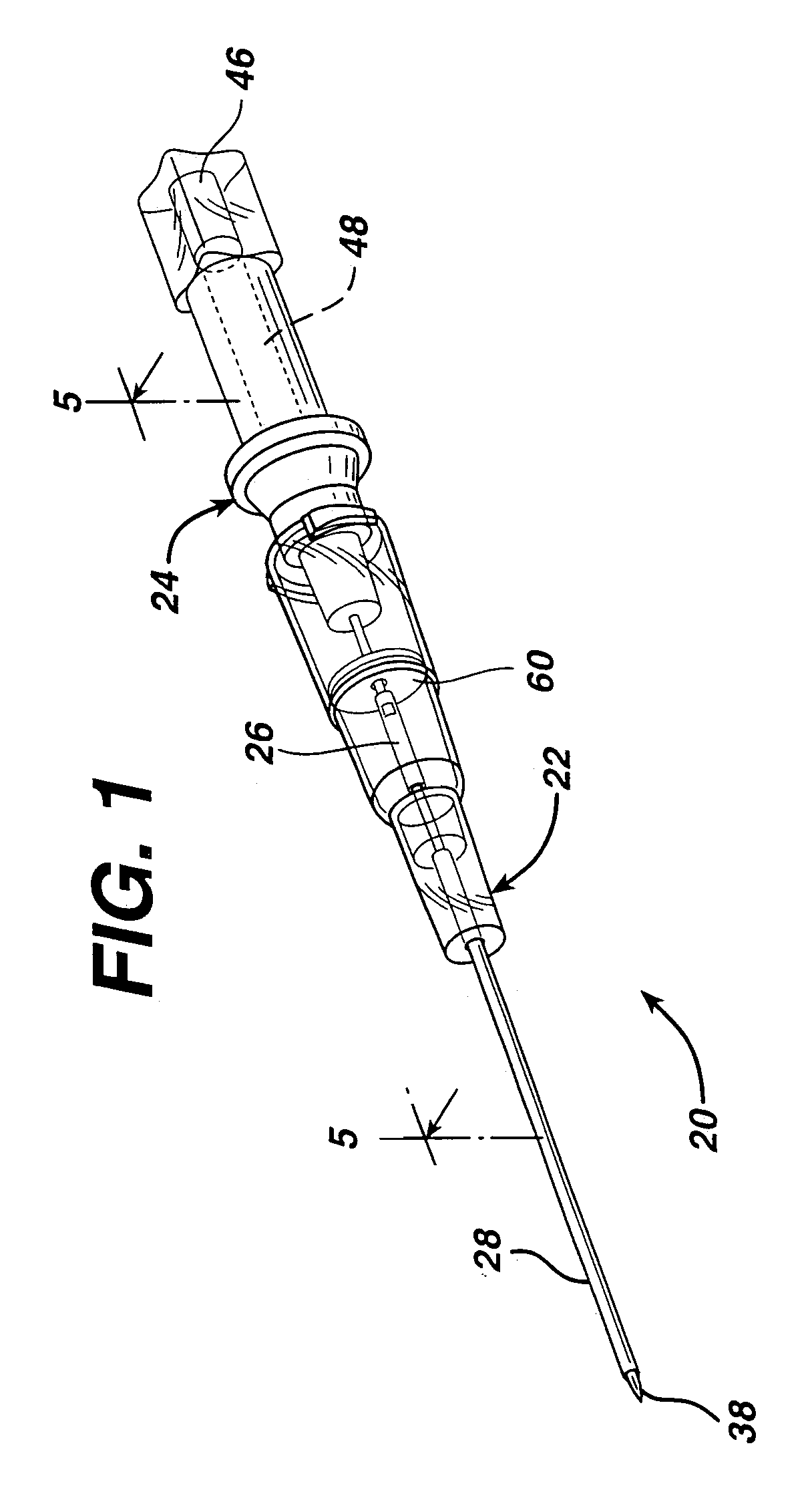 Catheter introducer assembly having safety shielded needle