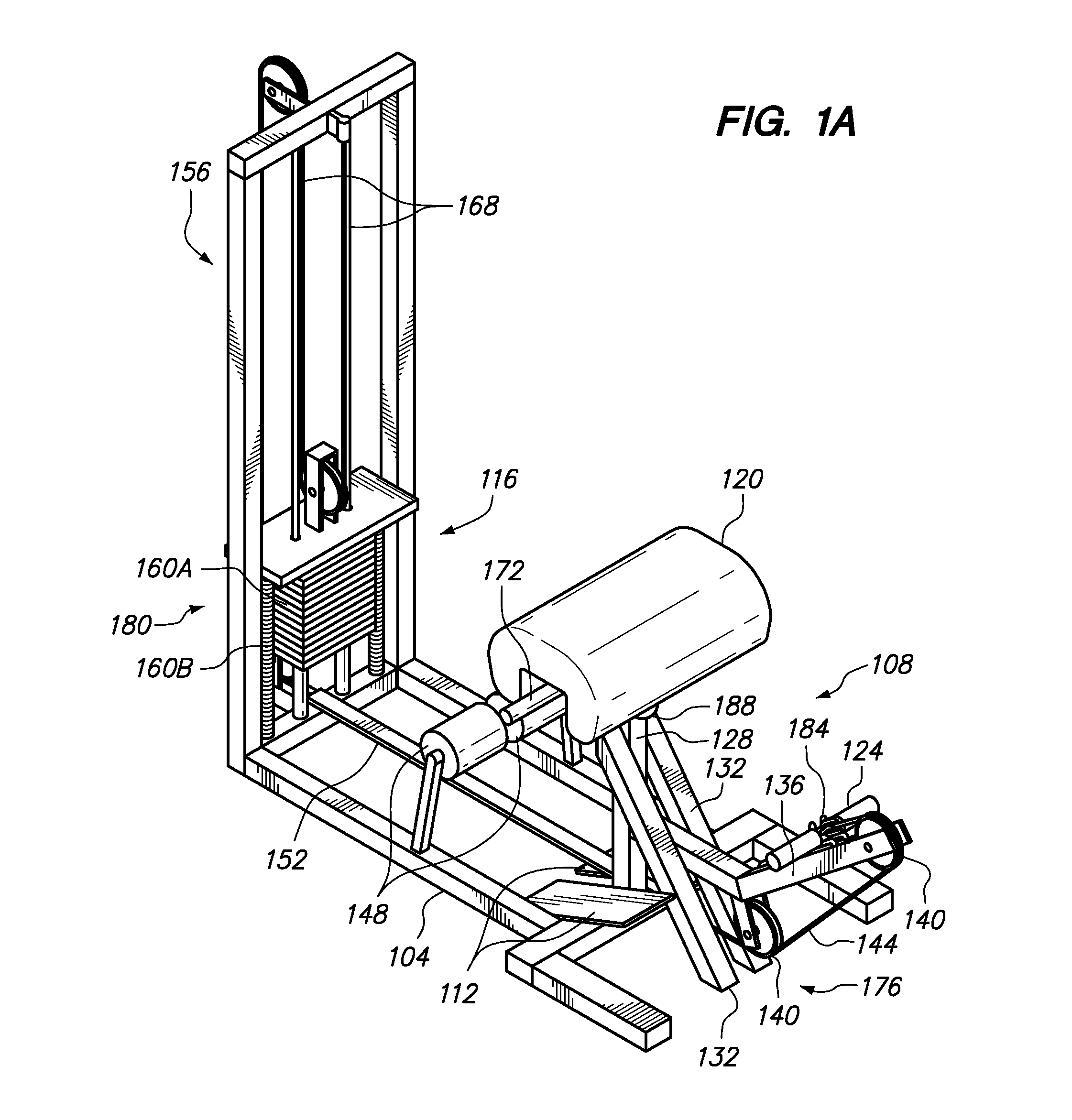 Lower back machine and method of training therefor