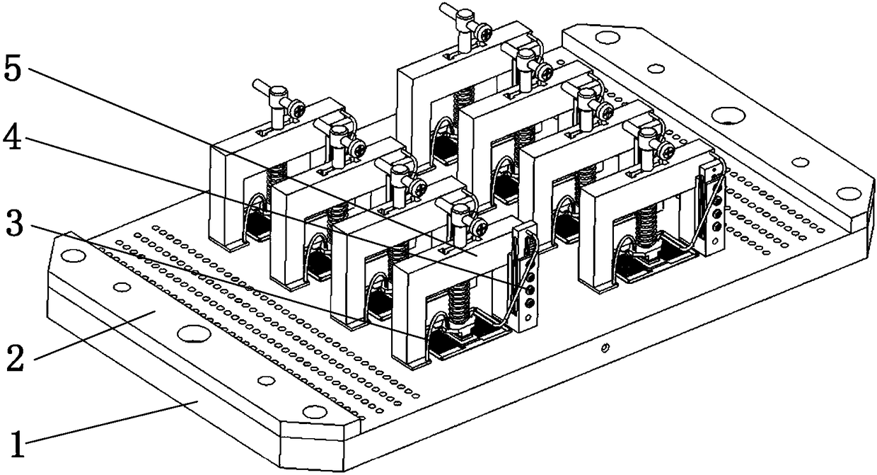 Electronic product vacuum uniform-heat assembly welding device and welding method thereof