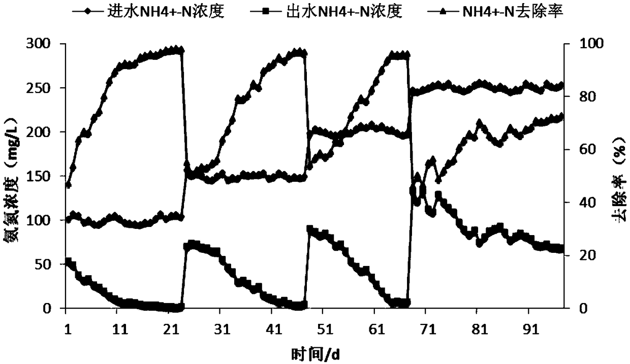 SBR partial nitrosation process matching anaerobic ammonium oxidation