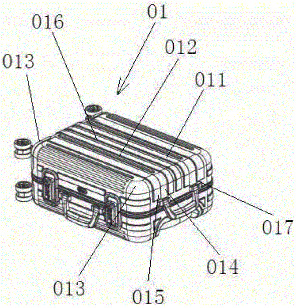 Drawing process of arc corner connecting rib of metal box shell